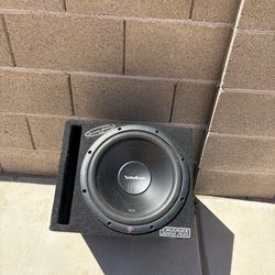 Rockford Fosgate 12” R2 Subwoofer w/ Ported Ground Shaker Box – HARD HITTING 🔊