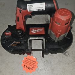 96091 Milwaukee 2429-20 M12 Lithium-Ion Cordless Brushless Band Saw 581772