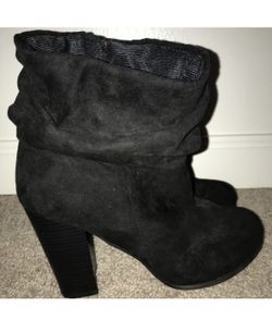 Just Fab Black Booties