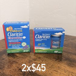 💊 Claritin Bundle Deal – Adult + Kids (2 for $45)