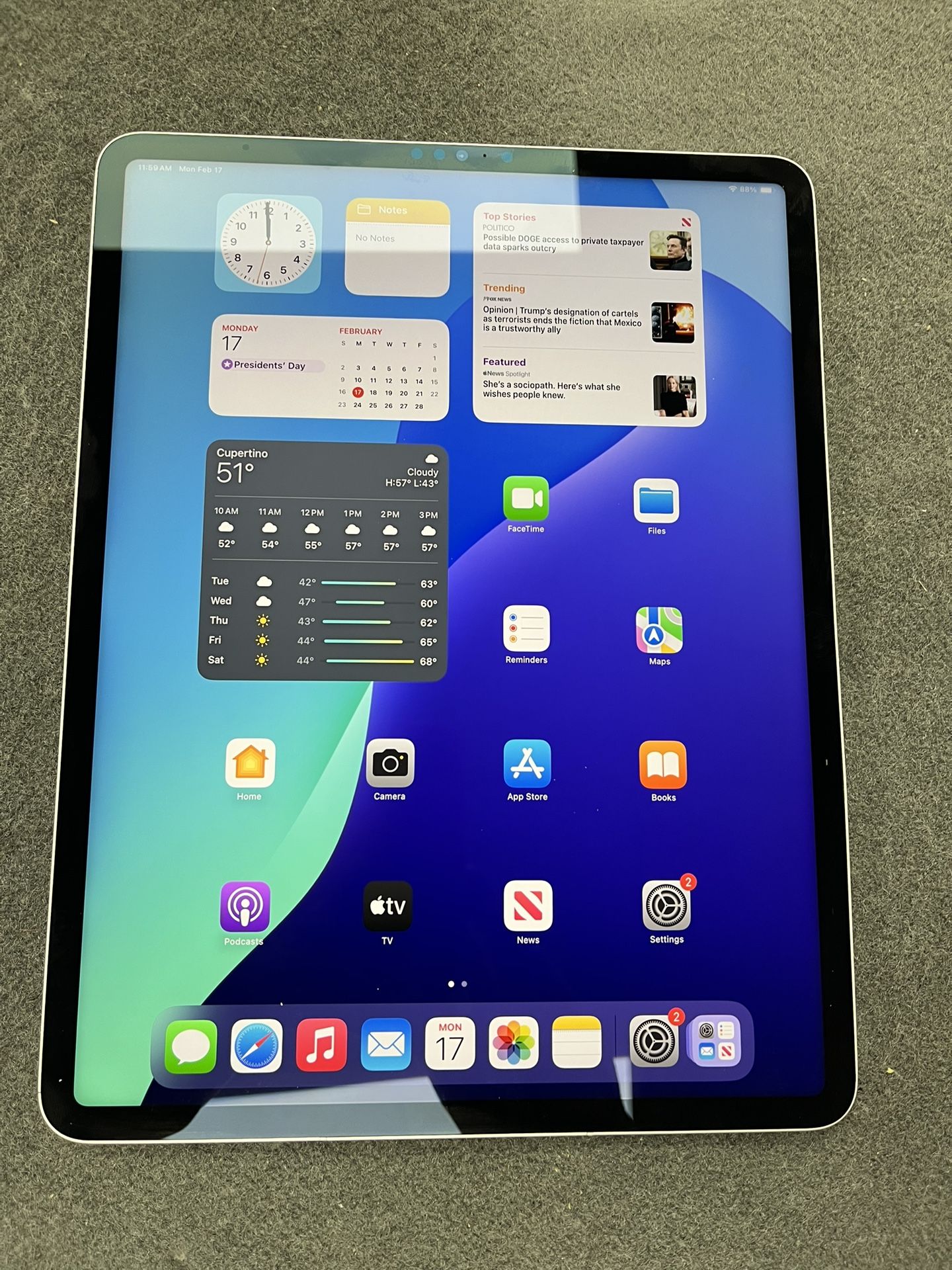 iPad Pro 5th Gen 256GB (844217-1)