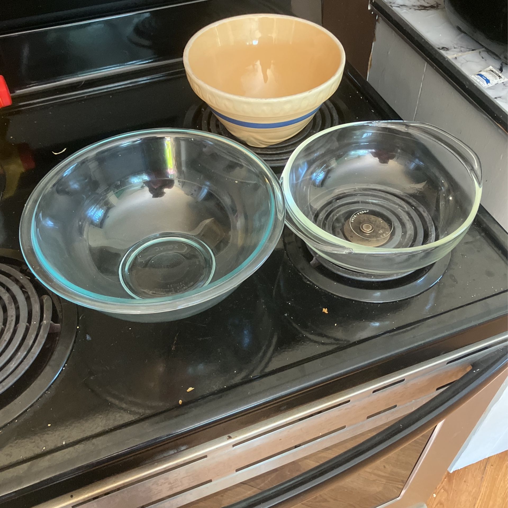 3 Bowls - Microwave Safe, Oven Proof, Dishwasher Safe