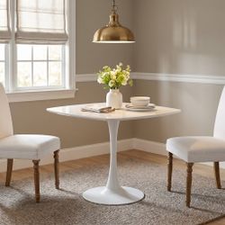 Santorini 24" Square Dining Table with Tulip Base