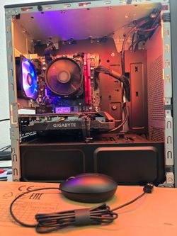 Gaming pc ryzen 5 1600, gtx 1660, 16 gb ram, ssd, wifi, keyboard and mouse