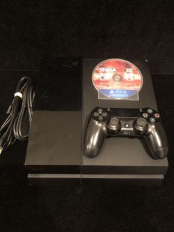 Sony PlayStation 4 PS4 Original Edition 500GB Black Console+1 Controller+NBA2K15(Post Nintendo Era)