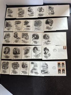25 Vintage ArtCraft First Day Covers 1(contact info removed) US UN FDC Stamp Lot #1