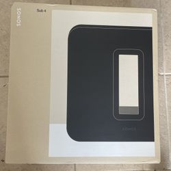 Sonos Wireless Subwoofer SUB4 - Black