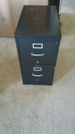Metal file cabinet