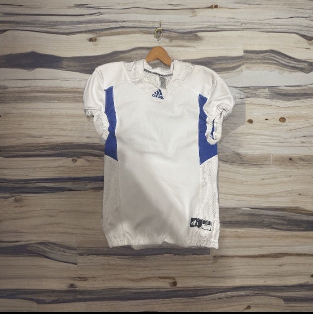 Adidas Football Shirt White/Blue 