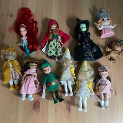 LOT Assorted Madame Alexander Dolls Disney Princess Figures Wizard Of Oz 