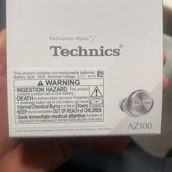 Panasonic Technics AZ100 Silver Premium True Wireless Earbuds Noise Canceling