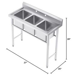 3 Compartment Sink