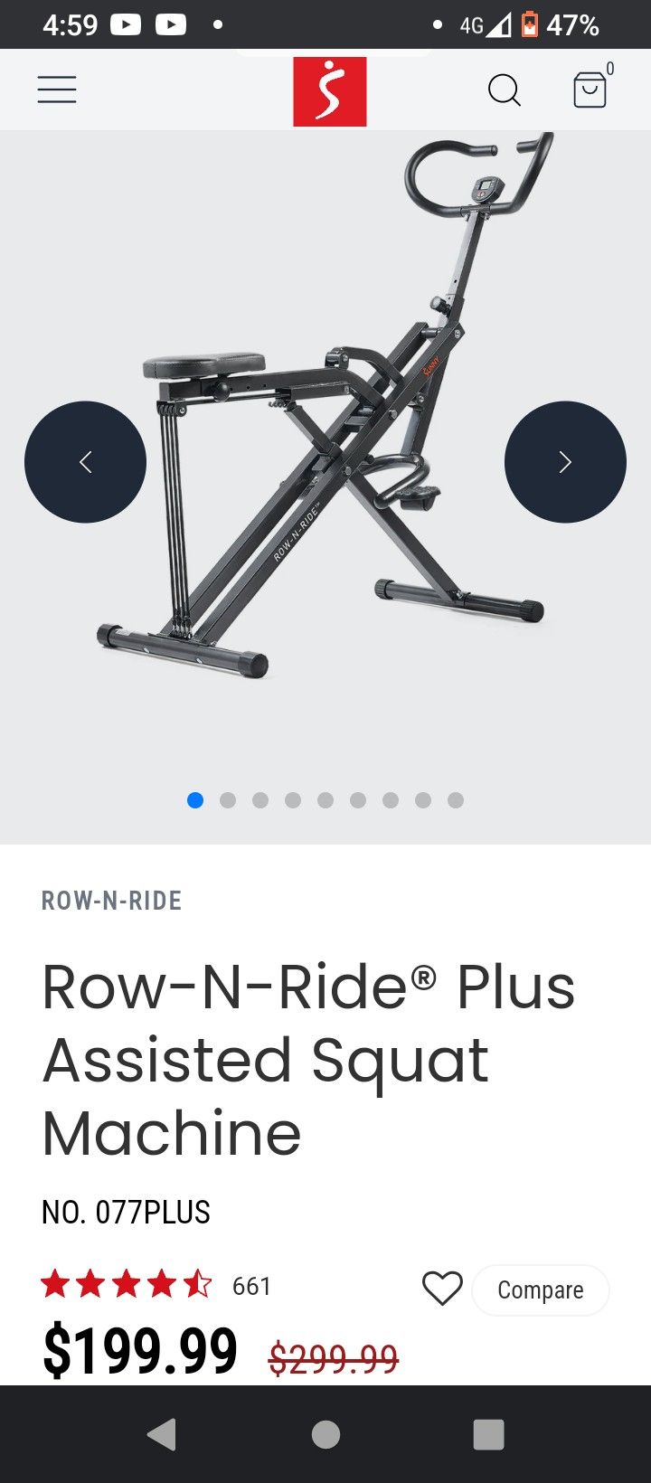 Row And Ride Plus Exercise Machine By Sonny's Exercise