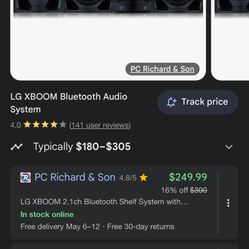LG XBOOM Bluetooth Audio System