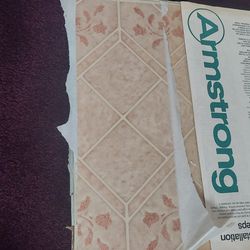 Armstrong Resilient Tiles, 15 tiles, 12"x12".