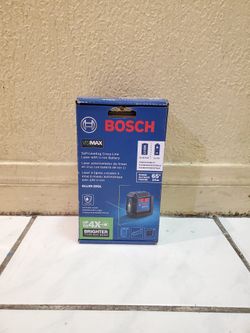Bosch Self-Leveling Cross Line Laser 65 ft green