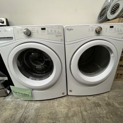 WHIRLPOOL WASHER AND GAS DRYER