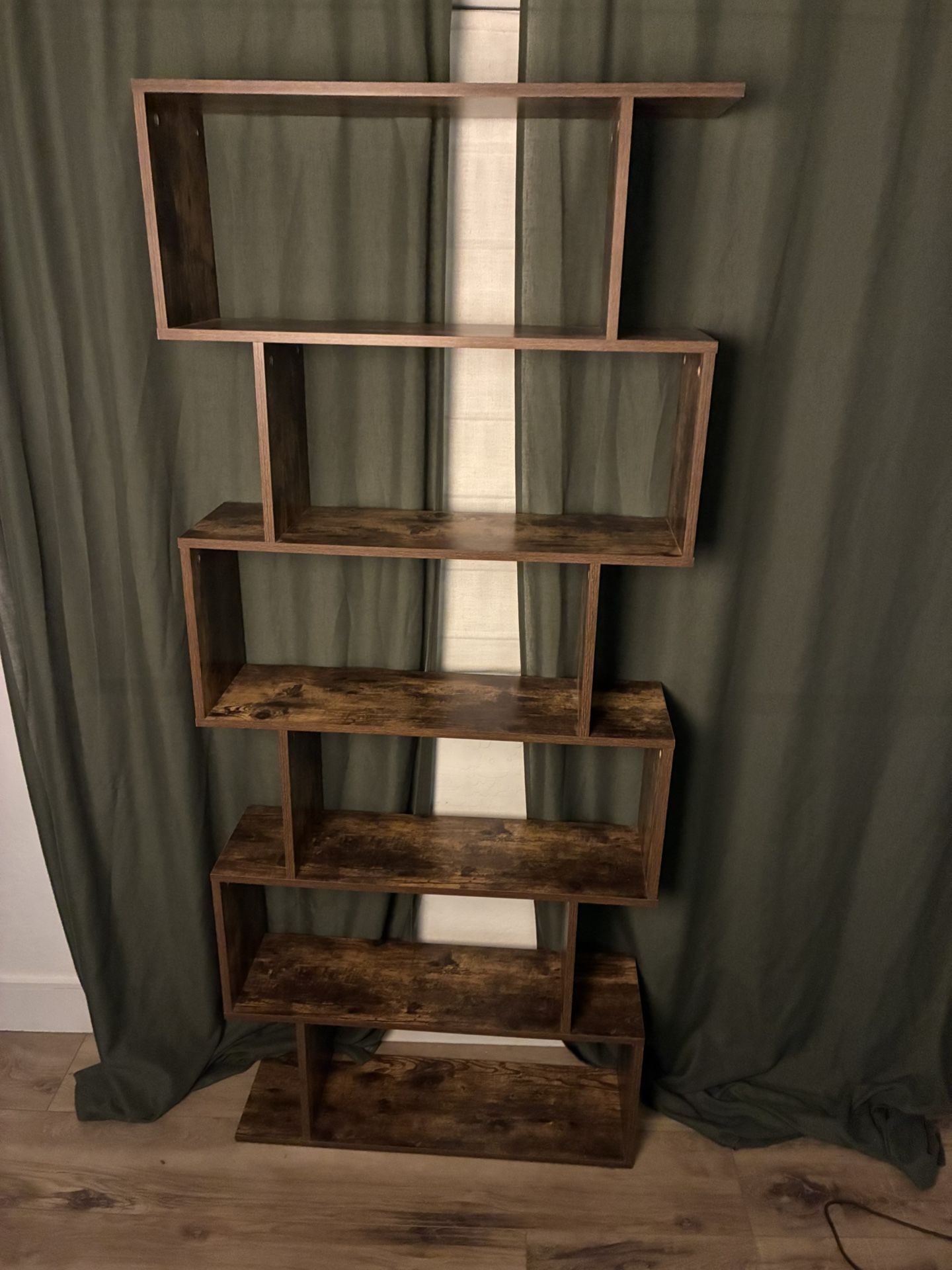 Pair Of Wayfair Staggered Shelves/Bookcases