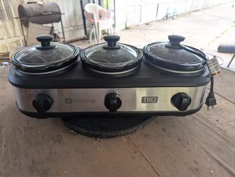 TRU Triple Crock Buffet Slow Cooker