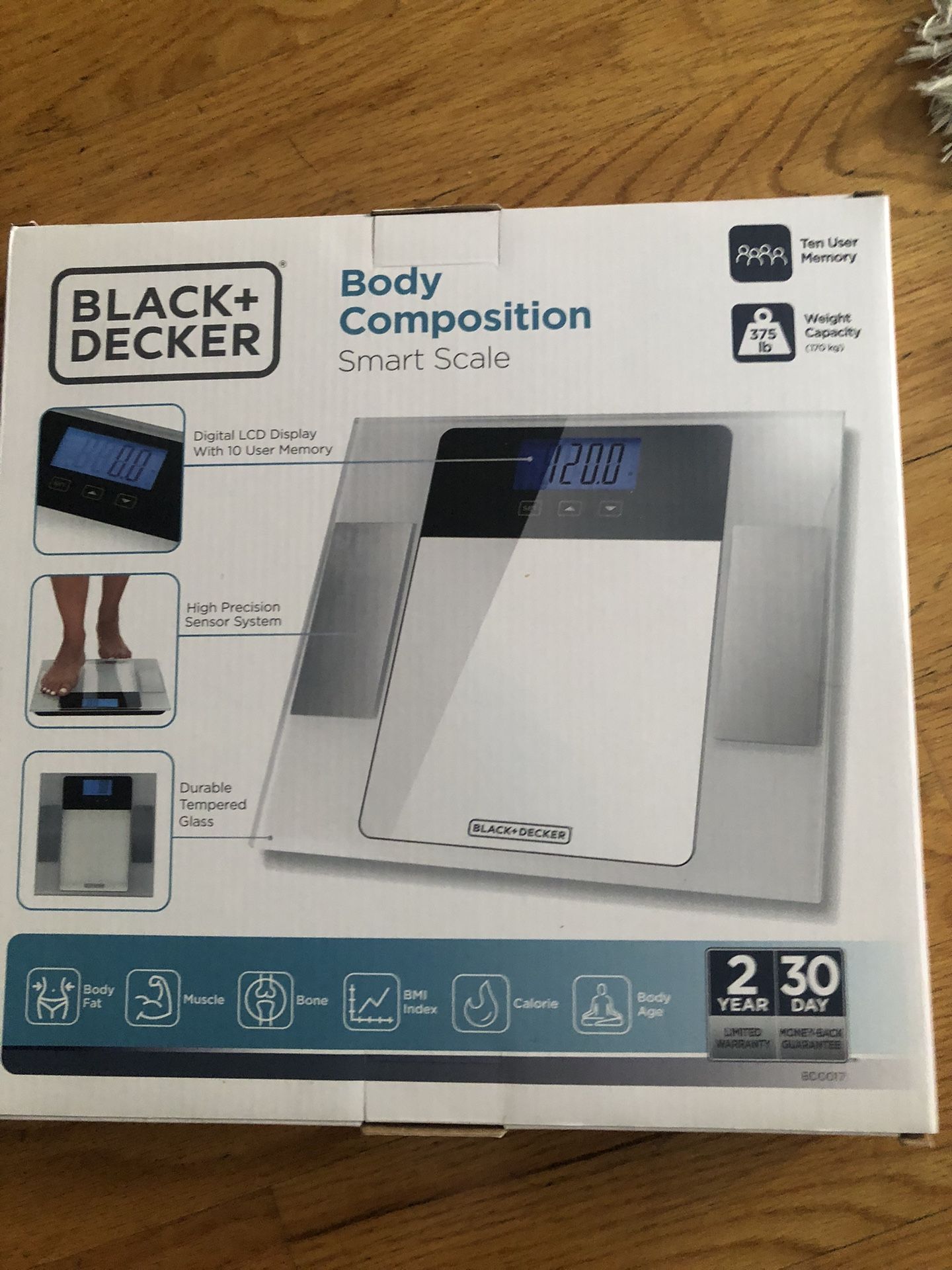Black Decker Body Smart Scale