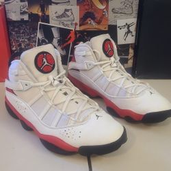 Authenticity Guarantee
Nike Jordan 6 R Cherry White Black Cherry Red 322992-126 - Men’s Size 12