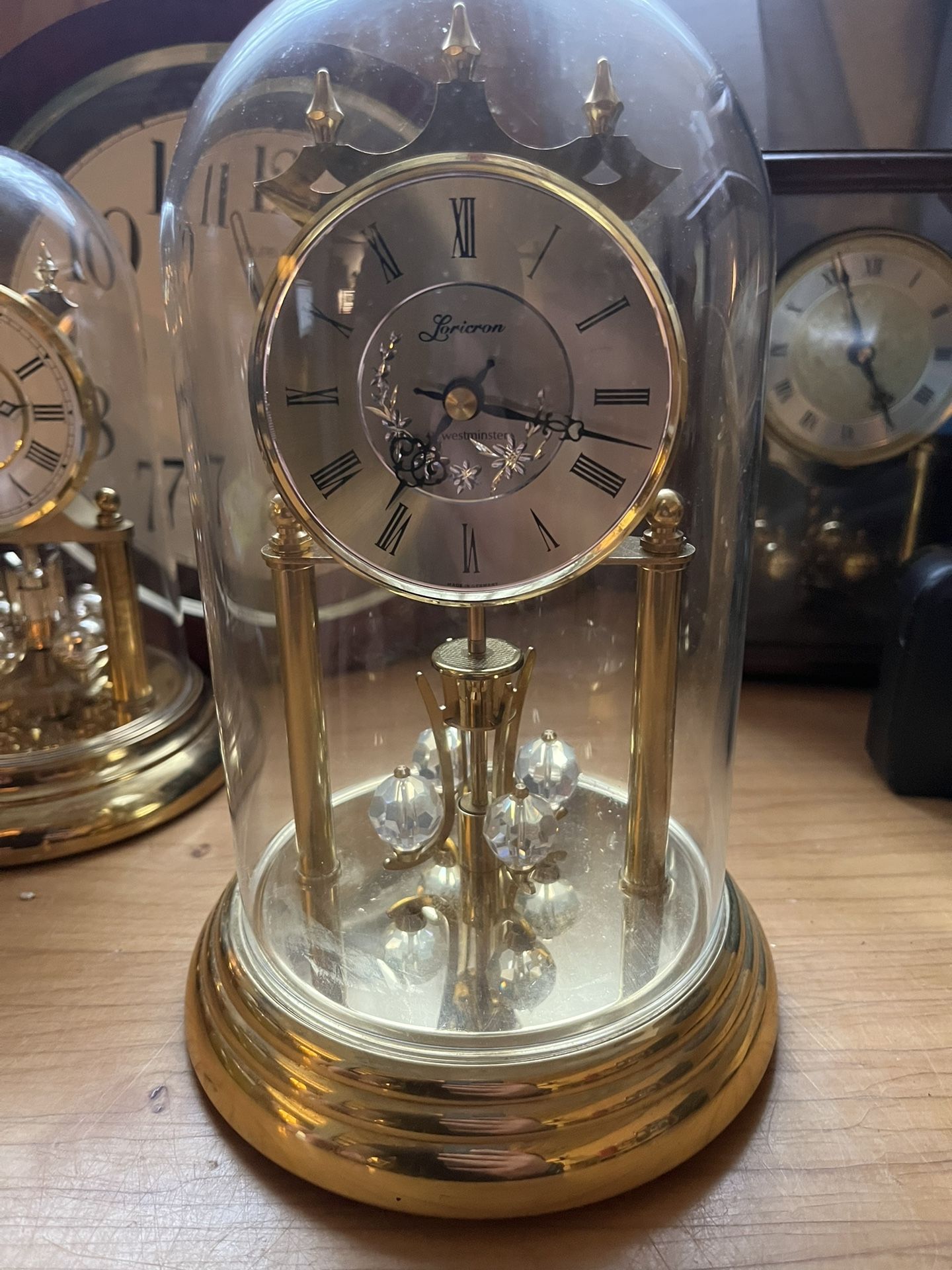 Loricron Quartz WestminsterClock Anniversary German Rare Vintage Working