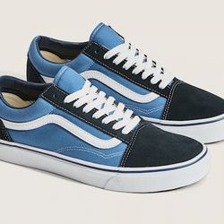 VANS Old Skool Navy & White Shoes