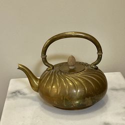 Vintage Decorative Brass Kettle