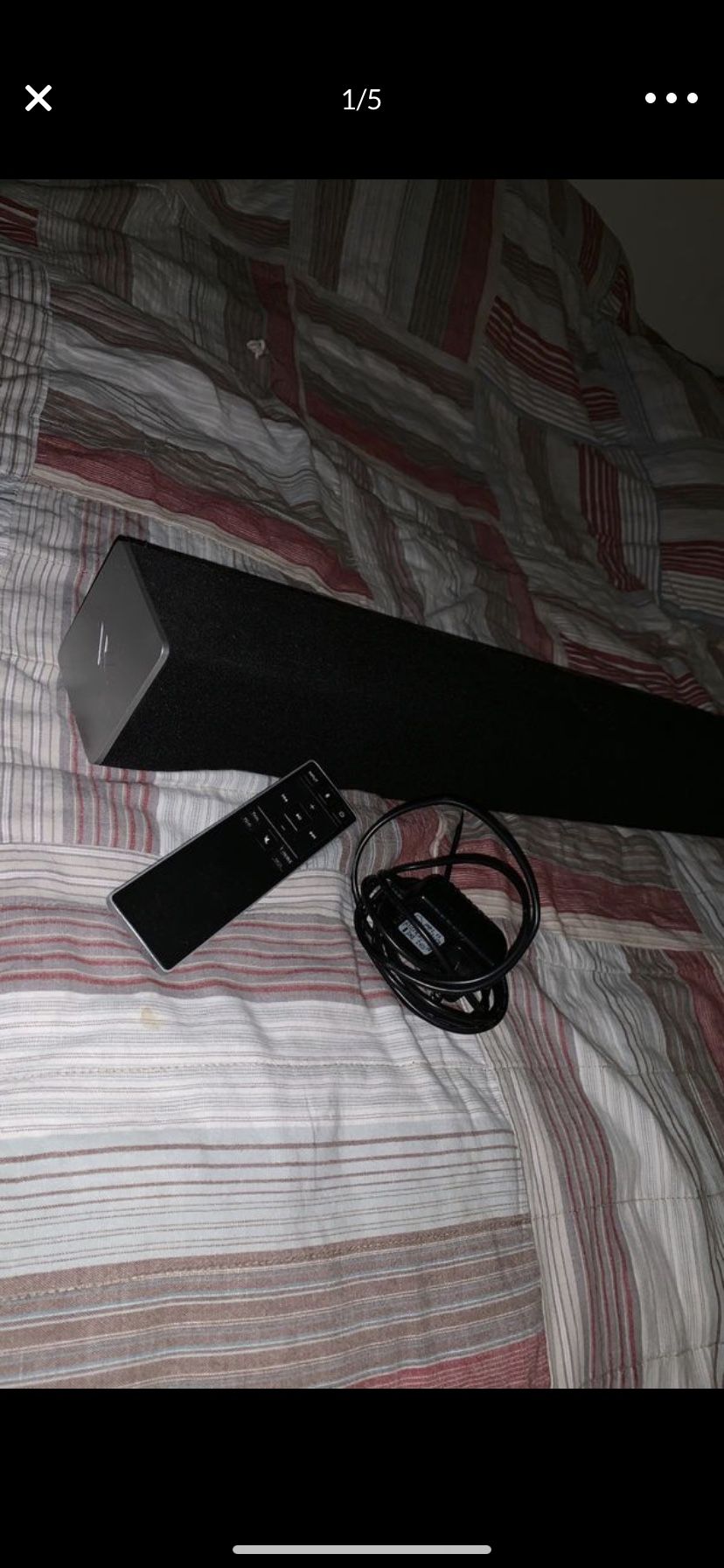 vizio soundbar!
