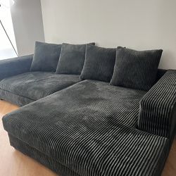 108” luxe Couch/chaise