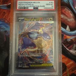 Mega Evolution Mega Latias ex SIR 181/132 PSA 10 Pokemon Card