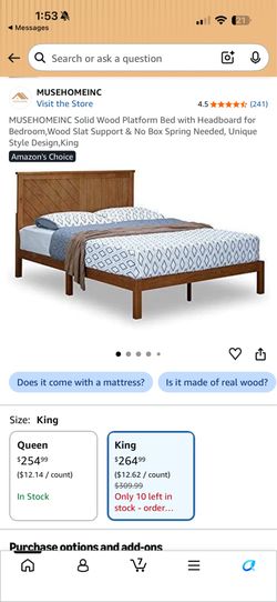 King Size Bed frame