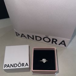 Pandora Ring, Silver, Size 7