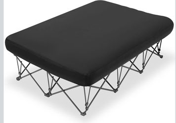 NewKAMPKEEPER Camping Cot,Camping Cots for Adults,Folding Camping Cot with Inflatable Air Mattress and Carry Bag,for Outdoor Travel Camp Beach Vacatio