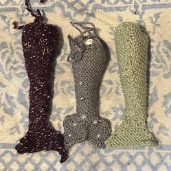 Handmade Crocheted Mermaid Tail Bags