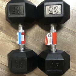 35.lbs X 2 Dumbbell Set