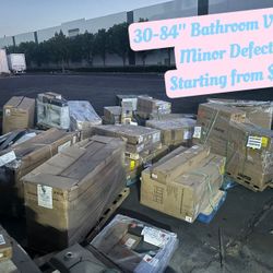 Big Bathroom Vanities 30-84'':Small Damage, Huge Savings! 12.192