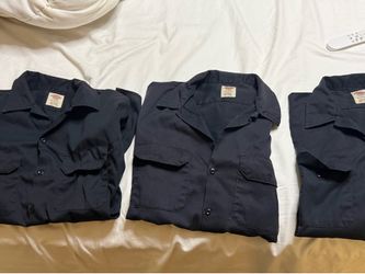 Dickies flex black work shirts (3) XL