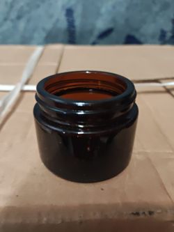 Glass Jar 50mil Amber Color 210pcs