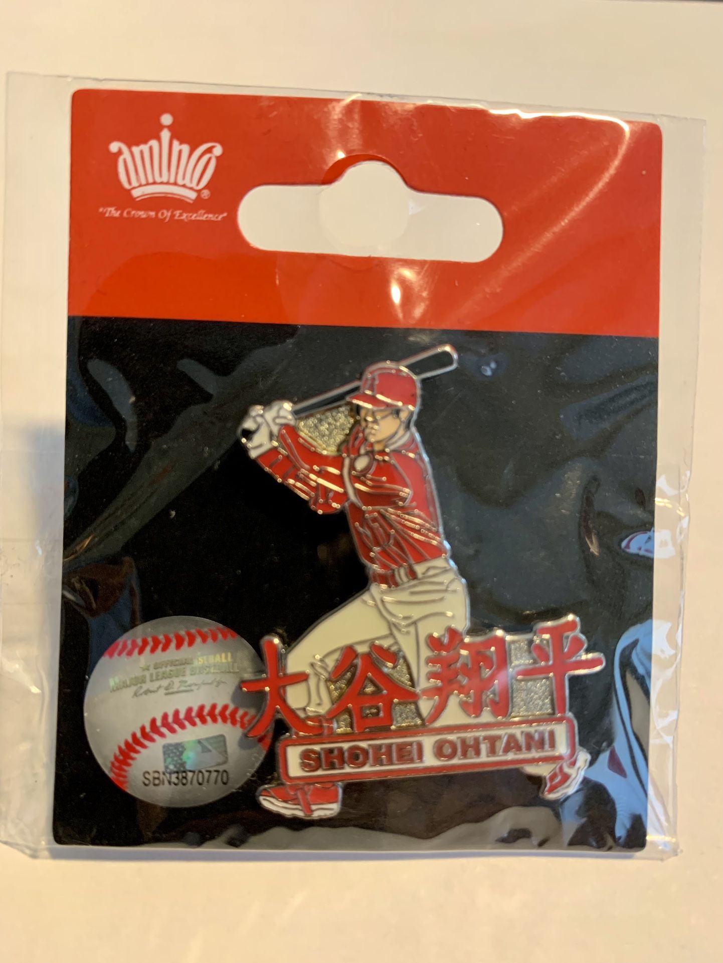 Very RARE MLB Aminco Japanese Shohei OHTANI LA Angels Figure Pin
