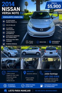 2014 Nissan Versa · Note SV Hatchback 4D