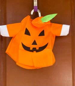 Pumpkin Halloween porch Goose Outfit for Lawn Garden