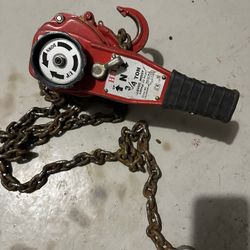 3/4 Ton Lever Hoist (come Along)