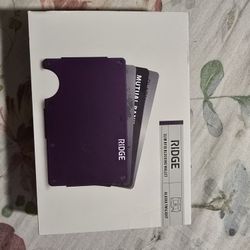 RIDGE Purple MagSafe RFID Blocking Wallet
