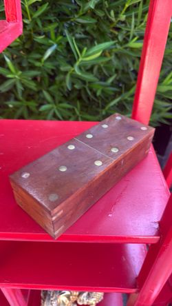 Wooden dominos set