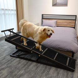 Portable foldable wooden pet ramp/ rampa para mascotas Pegable de madera