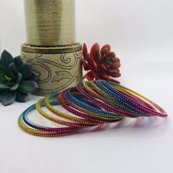 Multicolor Plastic Bangles