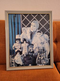 Gothic Clown Framed Wall Art