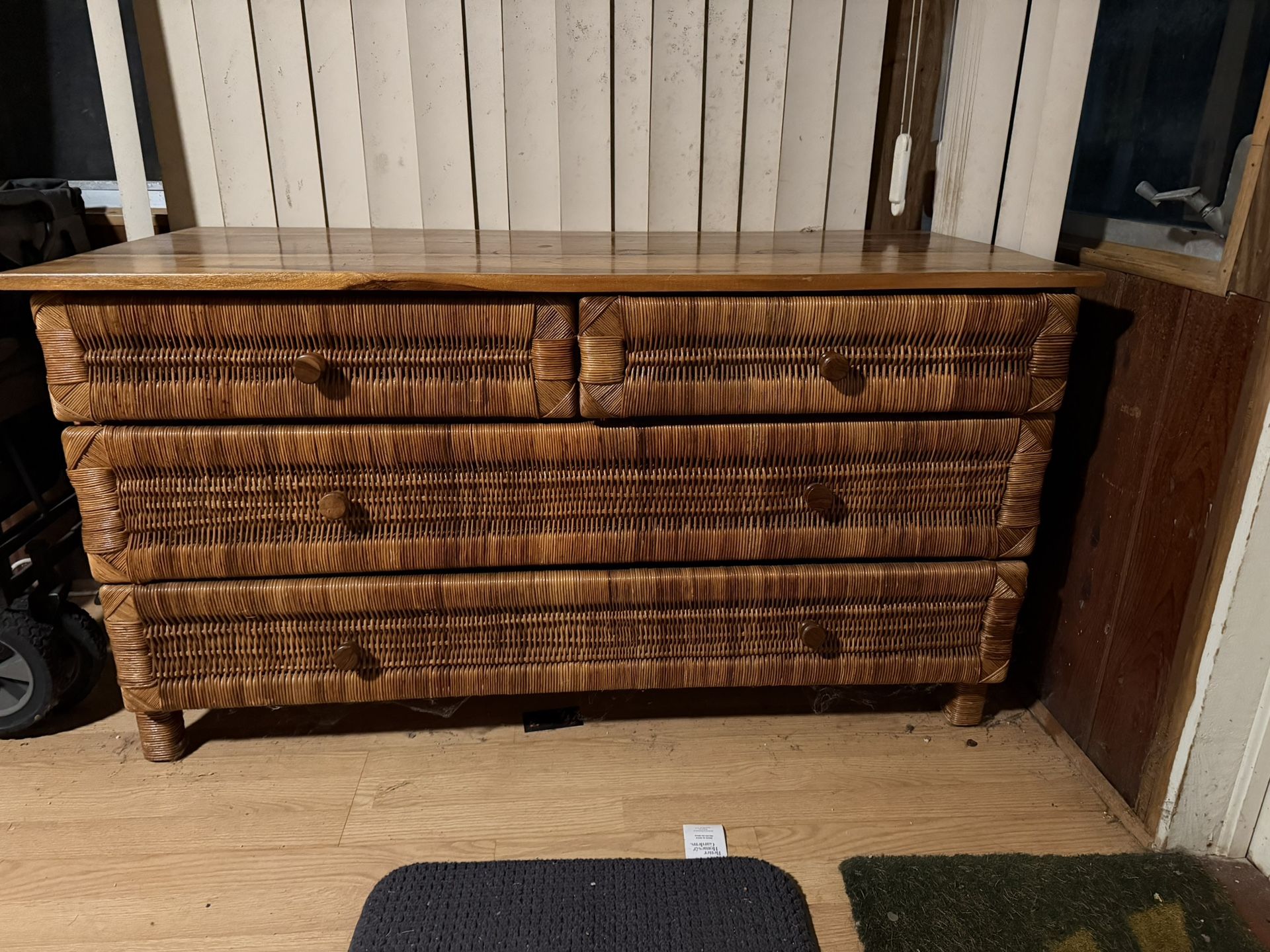 Wicker Dresser