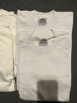 Pro Super Heavy White T-Shirts 3XL Tall – Set of 3
